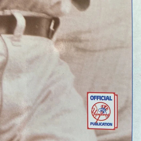 1995 Yankees Yearbook 45th Annual Edition Babe Ruth Hits 100. - Picture 3 of 11